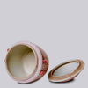 Cobalt Guild Home Decor Small Red and White Porcelain Double Happiness Lug Jar