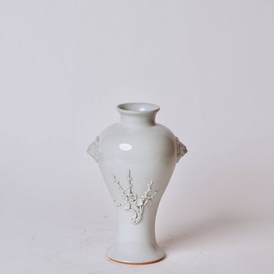 Cobalt Guild Home Decor White Porcelain Amphora Vase