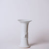 Cobalt Guild Home Decor White Porcelain Baluster Vase with Sprigged Lion Heads