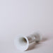 Cobalt Guild Home Decor White Porcelain Baluster Vase with Sprigged Lion Heads