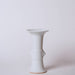 Cobalt Guild Home Decor White Porcelain Baluster Vase with Sprigged Lion Heads