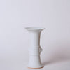 Cobalt Guild Home Decor White Porcelain Baluster Vase with Sprigged Lion Heads
