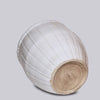 Cobalt Guild Home Decor White Porcelain Ribbed Planter
