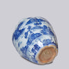 Cobalt Guild Home Decor "Willow Ware" Blue and White Porcelain Gourd Vase