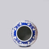 Cobalt Guild Home Decor Willow Ware Blue & White Porcelain Ribbed Jar