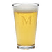 Creative Gifts Giftware 24 Pint Glasses 16 Oz Cap, 6" H
