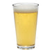 Creative Gifts Giftware 24 Pint Glasses 16 Oz Cap, 6" H
