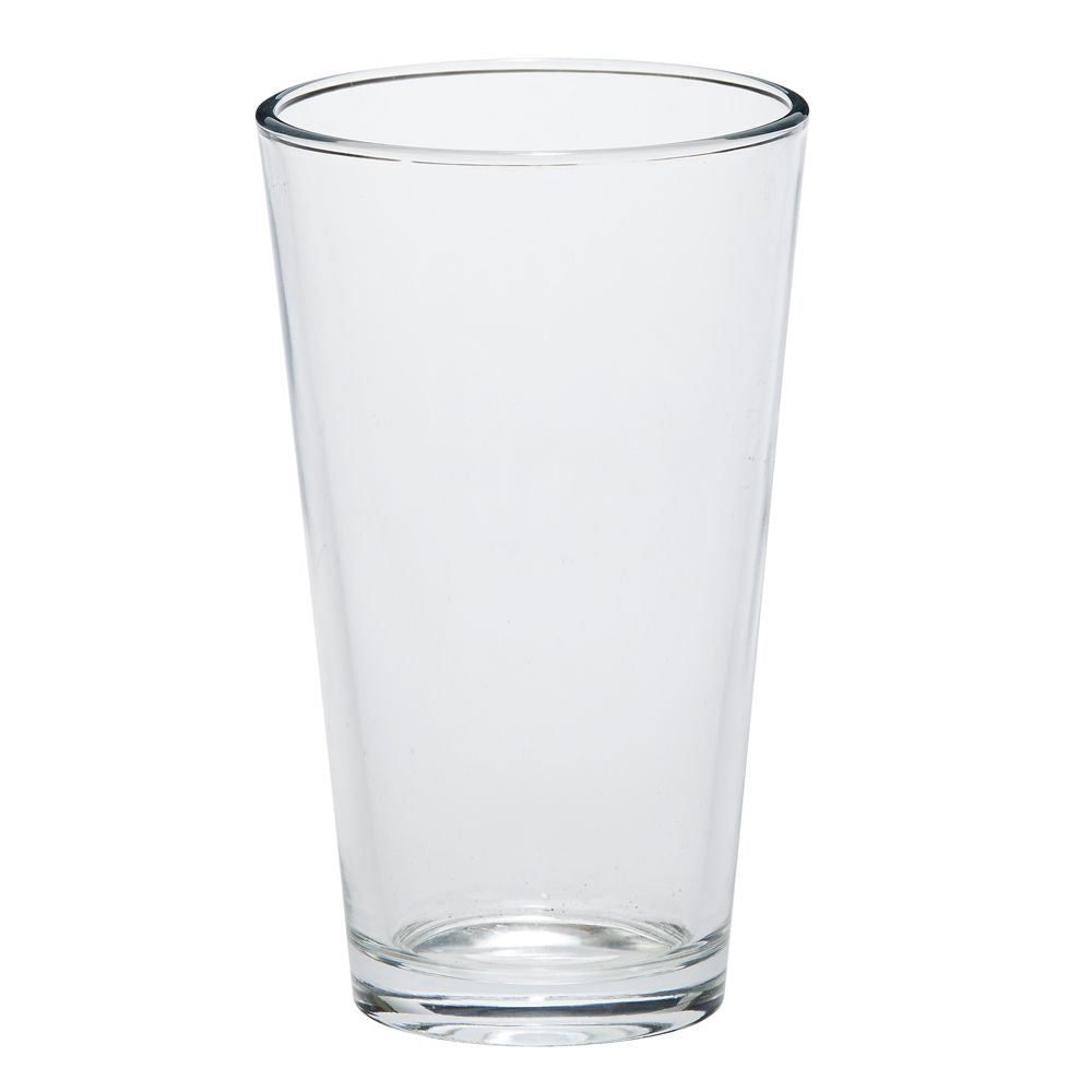 Creative Gifts Giftware 24 Pint Glasses 16 Oz Cap, 6" H