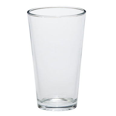 Creative Gifts Giftware 24 Pint Glasses 16 Oz Cap, 6" H