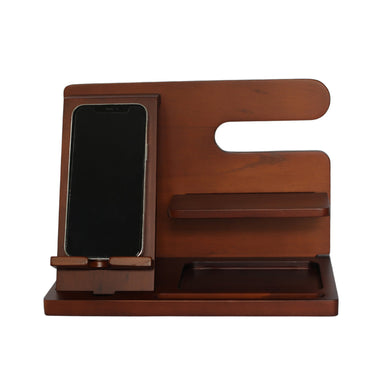 Creative Gifts Giftware Dark Wood Charging Shelf/Valet