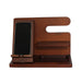 Creative Gifts Giftware Dark Wood Charging Shelf/Valet