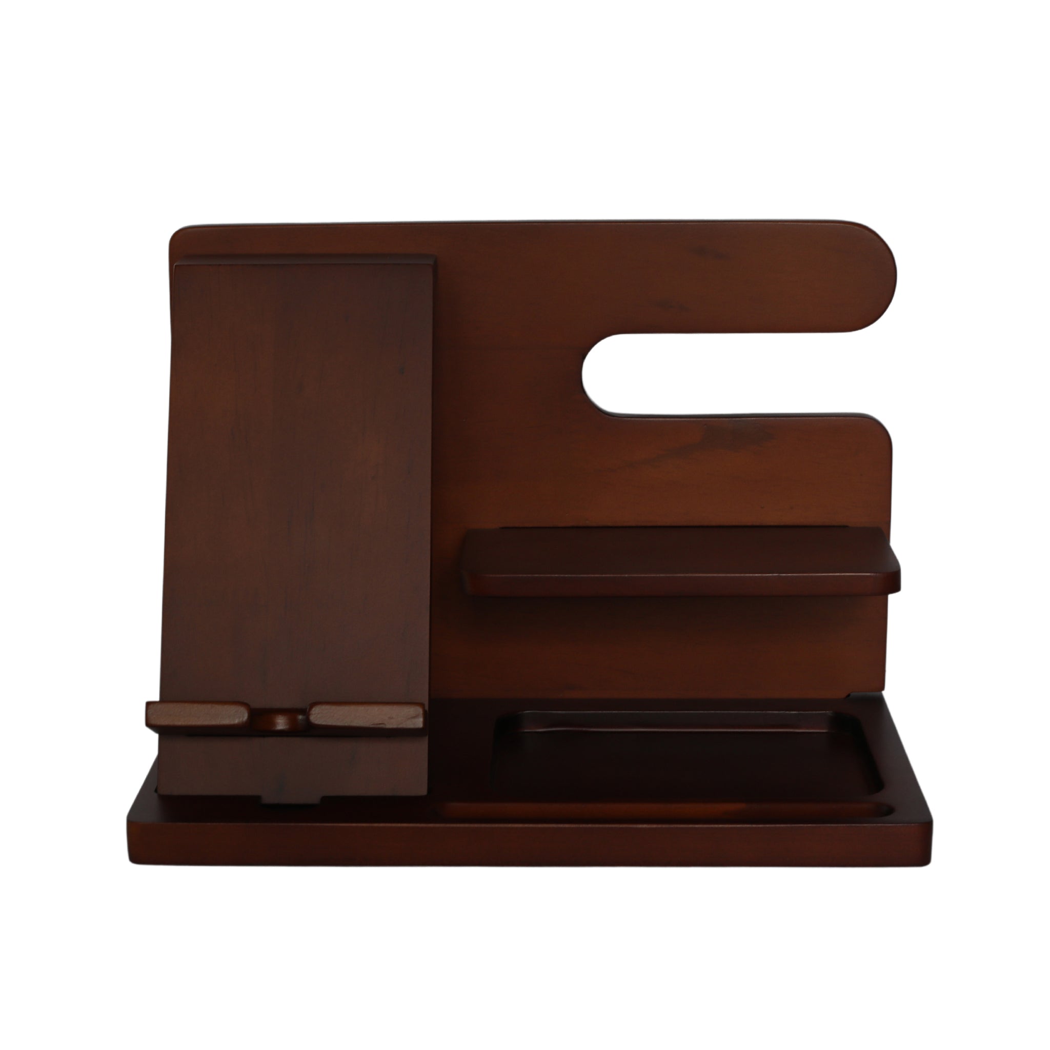 Creative Gifts Giftware Dark Wood Charging Shelf/Valet