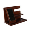 Creative Gifts Giftware Dark Wood Charging Shelf/Valet