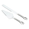Creative Gifts Giftware Knife & Server Set With Double Heart Handles