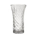 Creative Gifts Giftware Lead-free Crystal Flared Vase With Medallion Ii Pattern, 8.25" X 4.75"