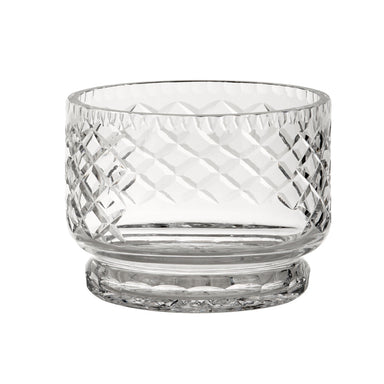 Creative Gifts Giftware Lead-free Crystal Round Bowl With Medallion Ii Pattern, 4.5" X 6"