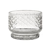 Creative Gifts Giftware Lead-free Crystal Round Bowl With Medallion Ii Pattern, 4.5" X 6"