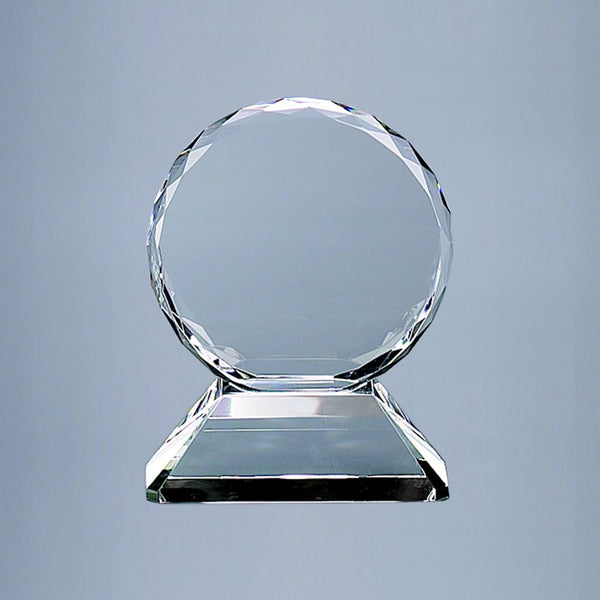 Creative Gifts Giftware Optic Crystal Trophy On Base, 6.75" Ht