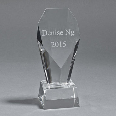 Creative Gifts Giftware Optic Fountain Trophy, 8.25" Ht