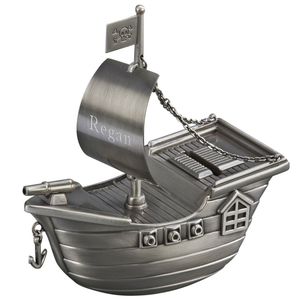Creative Gifts Giftware Pirate Ship Bank