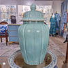 Danny's Fine Porcelain Home Decor Danny's Fine Porcelain 10.5L X 10.5W X 20H - CELEDON JAR ANTIQUE FINISH 50813