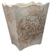 Danny's Fine Porcelain Home Decor Danny's Fine Porcelain 10Lx7wx12H Wastebasket - Celadon Lampas 13637