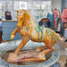 Danny's Fine Porcelain Home Decor Danny's Fine Porcelain 12" Beige Sitting Horse