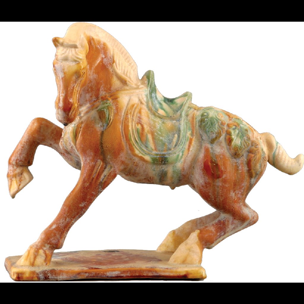 Danny's Fine Porcelain Home Decor Danny's Fine Porcelain 12" Beige Sitting Horse