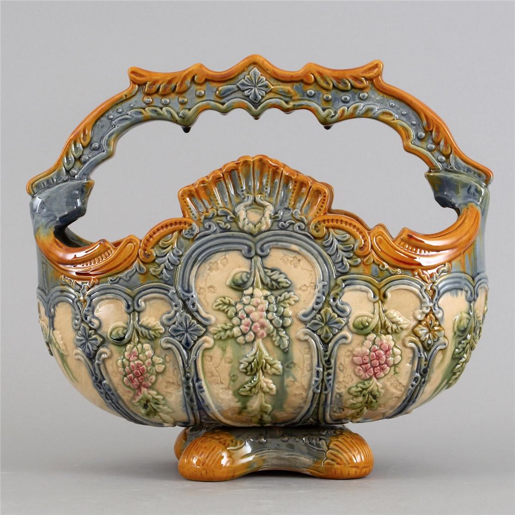 Danny's Fine Porcelain Home Decor Danny's Fine Porcelain 12" Flower Basket