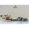 Danny's Fine Porcelain Home Decor Danny's Fine Porcelain 12L X 3.5W X 28H Wall Hanging Vase with Candle Cups Blue Willow 60997