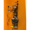 Danny's Fine Porcelain Home Decor Danny's Fine Porcelain 12L X 3.5W X 28H Wall Hanging Vase with Candle Cups Blue Willow 60997