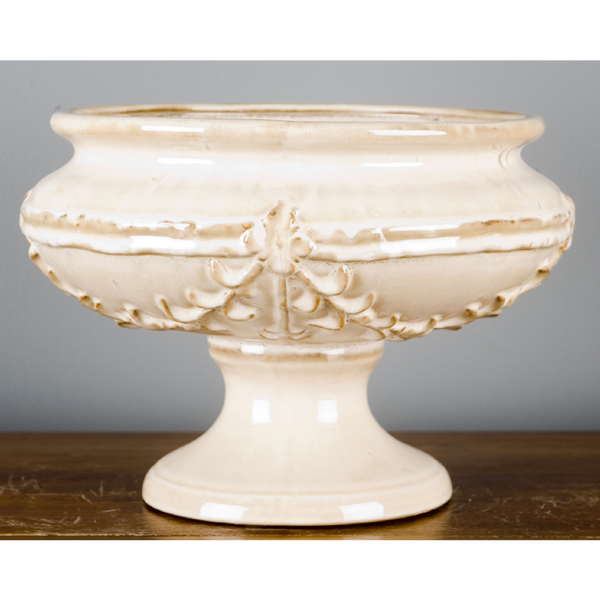 Danny's Fine Porcelain Home Decor Danny's Fine Porcelain 13dx9.5 Footed Basin