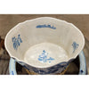 Danny's Fine Porcelain Home Decor Danny's Fine Porcelain 14.5x11x9.5 Porcelain Planter With Bronze Accent - Blue Willow 14080