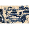 Danny's Fine Porcelain Home Decor Danny's Fine Porcelain 14.5x11x9.5 Porcelain Planter With Bronze Accent - Blue Willow 14080