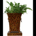 Danny's Fine Porcelain Home Decor Danny's Fine Porcelain 14" Sq. Planter - Wild Skin