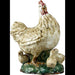 Danny's Fine Porcelain Home Decor Danny's Fine Porcelain 14" White Hen and Chickens