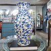 Danny's Fine Porcelain Home Decor Danny's Fine Porcelain 14in Porcelain Blue Vase – Blue Florets