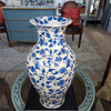 Danny's Fine Porcelain Home Decor Danny's Fine Porcelain 14in Porcelain Blue Vase – Blue Florets