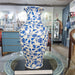 Danny's Fine Porcelain Home Decor Danny's Fine Porcelain 14in Porcelain Blue Vase – Blue Florets