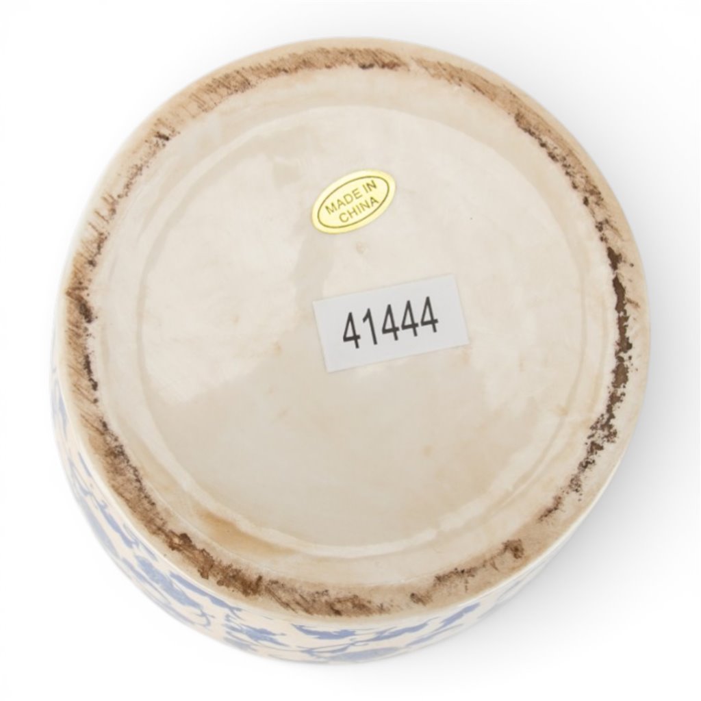 Danny's Fine Porcelain Home Decor Danny's Fine Porcelain 14in Porcelain Blue Vase – Blue Florets