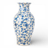 Danny's Fine Porcelain Home Decor Danny's Fine Porcelain 14in Porcelain Blue Vase – Blue Florets
