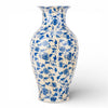 Danny's Fine Porcelain Home Decor Danny's Fine Porcelain 14in Porcelain Blue Vase – Blue Florets
