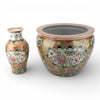 Danny's Fine Porcelain Home Decor Danny's Fine Porcelain 14in Porcelain Vase – Rose Medallion Canton