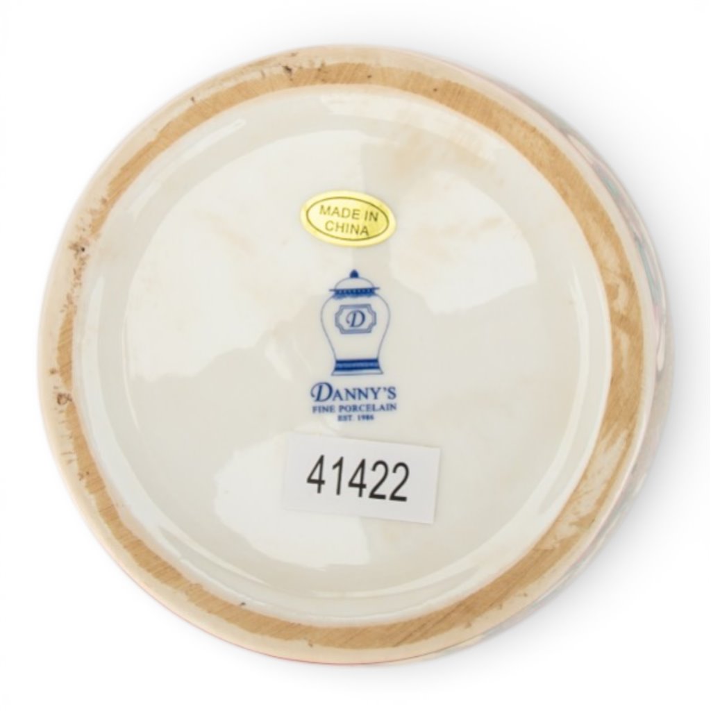 Danny's Fine Porcelain Home Decor Danny's Fine Porcelain 14in Porcelain Vase – Rose Medallion Canton