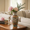 Danny's Fine Porcelain Home Decor Danny's Fine Porcelain 14in Porcelain Vase – Rose Medallion Canton