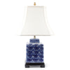 Danny's Fine Porcelain Lighting Danny's Fine Porcelain 14L X 10W X 24H - Porcelain Square Jar Lamp (125-14-Be) 40895-L