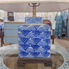 Danny's Fine Porcelain Lighting Danny's Fine Porcelain 14L X 10W X 24H - Porcelain Square Jar Lamp (125-14-Be) 40895-L