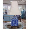 Danny's Fine Porcelain Lighting Danny's Fine Porcelain 14L X 10W X 24H - Porcelain Square Jar Lamp (125-14-Be) 40895-L