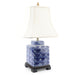 Danny's Fine Porcelain Lighting Danny's Fine Porcelain 14L X 10W X 24H - Porcelain Square Jar Lamp (125-14-Be) 40895-L