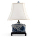 Danny's Fine Porcelain Lighting Danny's Fine Porcelain 14L X 11W X 22W PORCELAIN BOX LAMP -BLUE WILLOW(125-14-BE) 13667-L